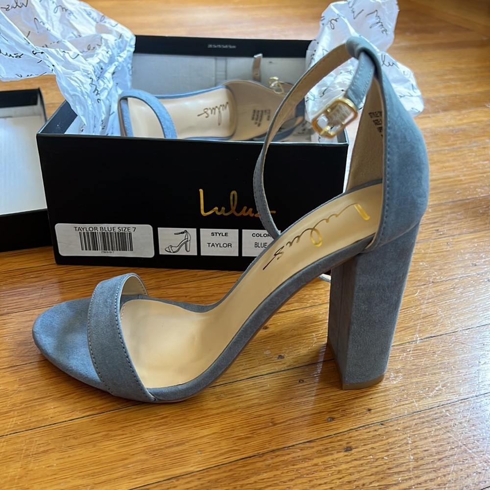 Lulus Ankle strap heels size 7 - Picture 3 of 5